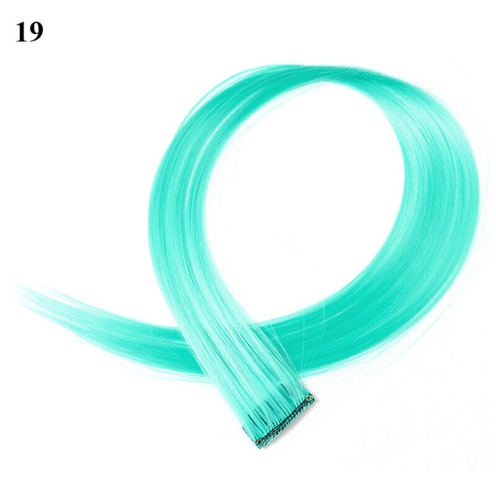 4 pack Blue Hair Extensions